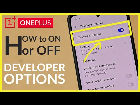 How to Enable / Disable Developer Options on OnePlus Android Phone
