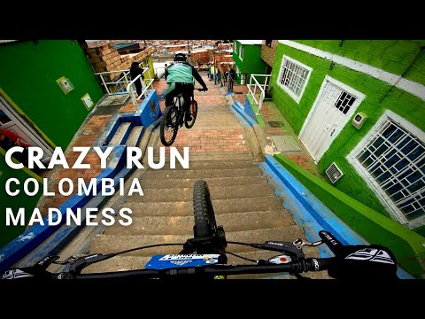 CRAZY Urban Downhill track! GNARLY riding in Ciudad Bolivar Course Preview | Bogota, Colombia