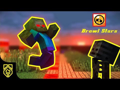 MONSTER SCHOOL: BRAWL STARS CHALLENGE - Minecraft Animation