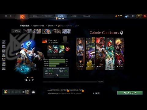 dota2fullmatch - Yuma - Meepo - Nigma vs Gladiators