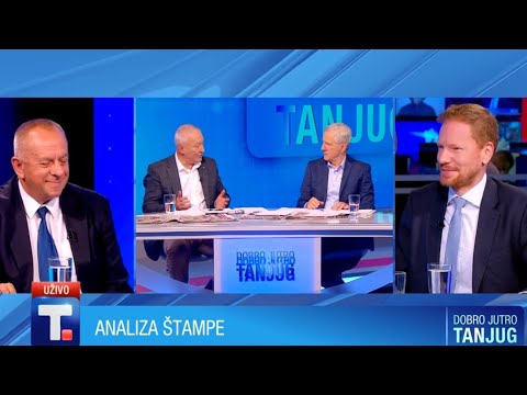 DOBRO JUTRO TANJUG  - Analiza štampe 20.07.22. • Žarko Rakić i Milan Antonijević