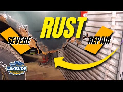 Severe Rust Repair - Lower Quarter Patch Panel Installation