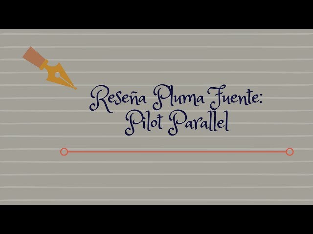 Vídeo relacionado con Pilot - Pluma caligráfica Parallel Pen Recargable, Multicolor, 1.5 mm (FP3-15-SS)