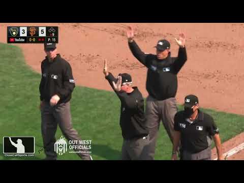 Ejection 159 - Ted Barrett Ejects Craig Counsell in Argument Over Umpires Fixing an Incorrect Call