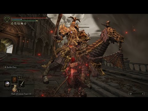 Elden Ring - Draconic Tree Sentinel fight (Crumbling Farum Azula)