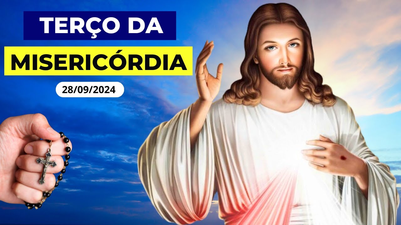 TERÇO DA MISERICÓRDIA AO VIVO DE HOJE - 28/09/2024 | SÁBADO