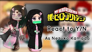 •MHA/BNHA react to Y/n as Nezuko Kamado• {2/}