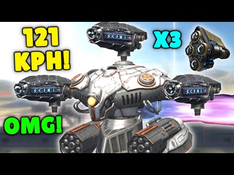 Flying DEMETER? - Maximum SPEED That Make Him Fly With 3x Nitro Unit | War Robots Mk2 Gameplay WR