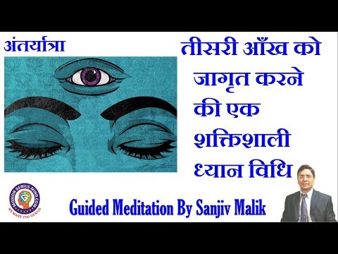 अंतर्यात्रा ध्यान Powerful Meditation to Open Third Eye - Mission Genius Mind | Sanjiv Malik