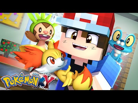 Minecraft : Pokemon X Y Jornadas - Trevor o início da Jornada Pokémon! Ep 1