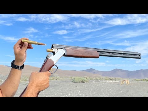 will a 50bmg inside over/under shotgun work?