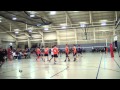 Yorktowne Volleyball 17-2 vs NEVC 18 Blue - Ian Firestone Number 4 in Orange