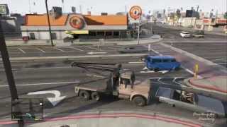 GTA V Xbox 360 - Tow Truck Mission #1
