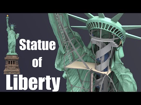 Have Your Mind Blown By This 3D Visualization Of The Interior Of The Statue Of Liberty