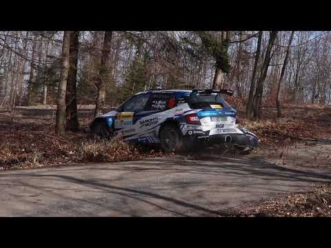Adam Březík - Ondřej Krajča, Škoda Fabia R5 - Valašská Rally 2021 - crash