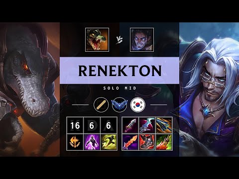 Renekton Mid vs Sylas - KR Diamond Patch 25.13