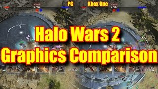 Halo Wars 2 PC Vs Xbox One Graphics Comparison - PC Ultra Graphics GTX 1060 1080p