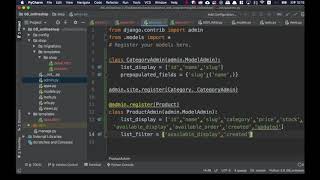 [오지랖 파이썬 웹 프로그래밍] 6장 Onlineshop 10 - admin 페이지에 Product, Category 모델 등록하는 두가지 방법! - register model