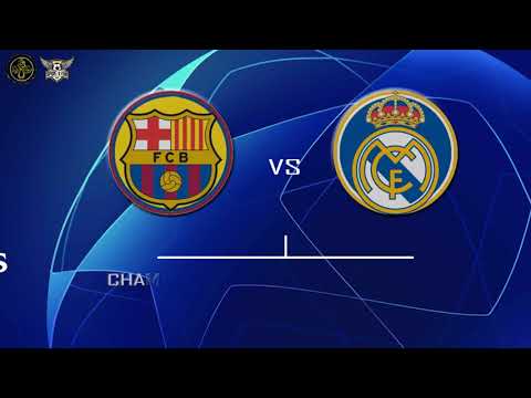 TRC-RSF - CHAMPIONS LEAGUE C5 - QUARTI DI FINALE - BARCELONA - REAL MADRID 2-3