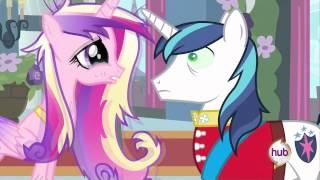 cadance frees shining armor from chrysalis&#39;s spell