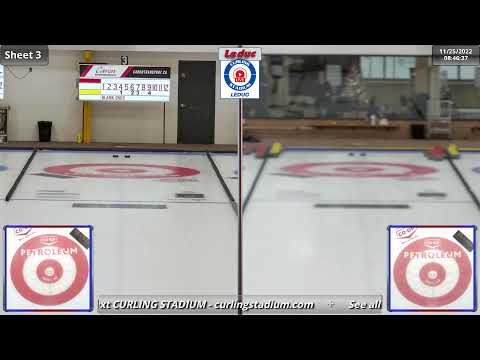 Kim/Jeong vs. Broderson/Kleibrink - Draw 2 - Curling Stadium Alberta Curling Series Doubles