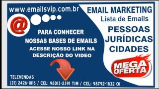Lista de Emails Empresas Em Goiânia, Envio de Email Marketing