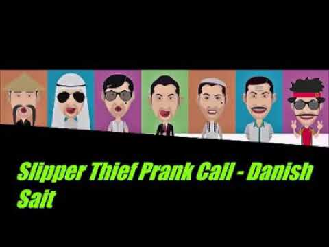 Funny Urdu slipper thief call prank | Danish sait| Bangalore.
