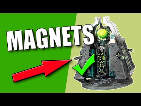 How to Magnetise - New Necron Monolith Guns! Defeat Games Workshop