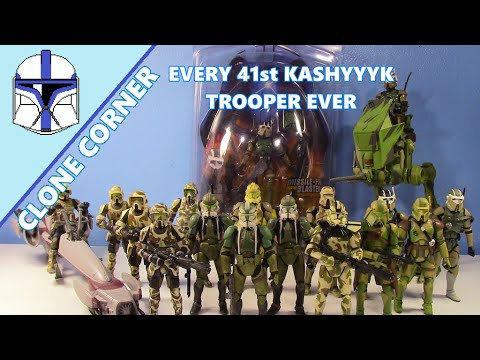 Clone Corner #70 (B)- Every 3.75" 41st Elite KASHYYYK Trooper Ever!