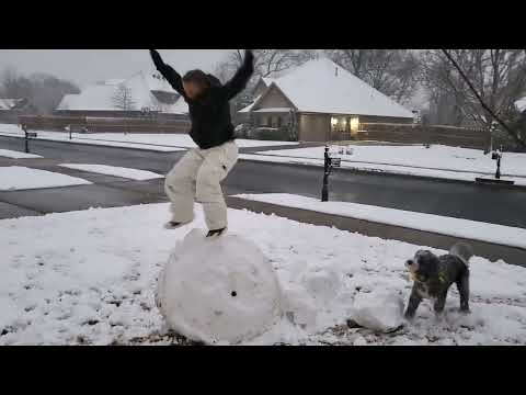 McKayla and Oreo Snow Day 2022