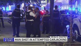 Man shot during attempted Gold Coast carjacking