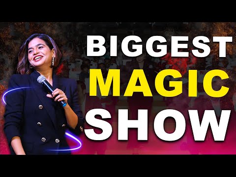 World Famous Magician Suhani Shah Performing Stand-Up Magic FULL House ||