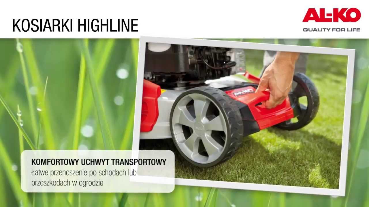 AL-KO Highline kosiarka spalinowa - nowa generacja kosiarki