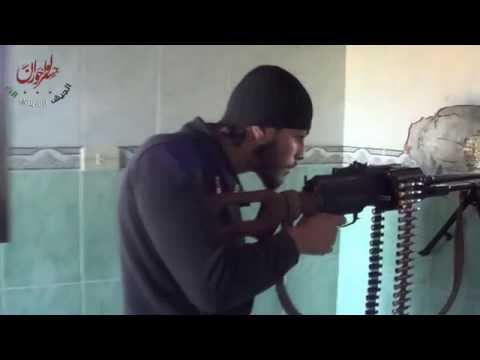 جولة ميدانية مع أحد قادة الكتائب على نقاط المرابطة في بلدة النعيمة في ريف درعا