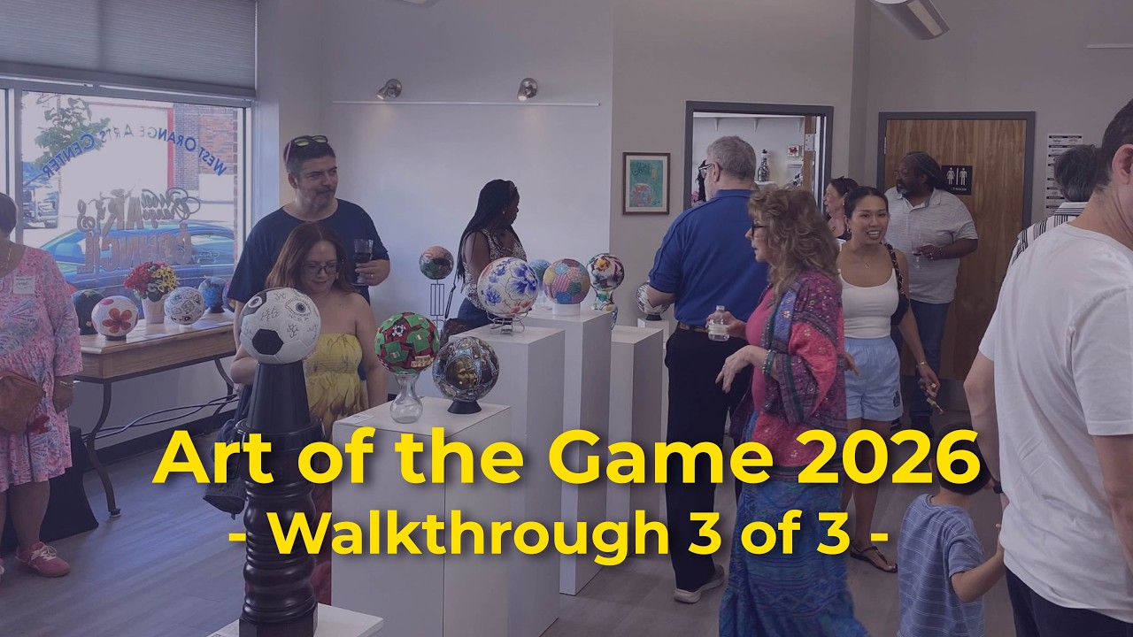 Walkthrough 3 of 3 of the "Art of the Game" Art Exhibition. Runs thru July 19, 2026.