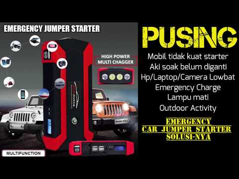 Jump Starter Powerbank Aki Mobil Jumper Accu Portable