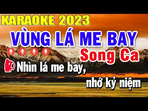 Vùng Lá Me Bay Karaoke Song Ca Nhạc Sống 2023 | Trọng Hiếu
