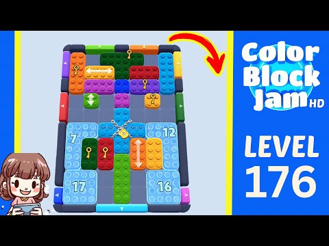 Color Block Jam Level 176 Solution Walkthrough