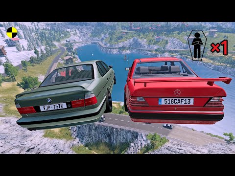 Realistic High-Speed Car Crashes in BeamNG.drive #107 | Ultra Detailed Crash Compilation