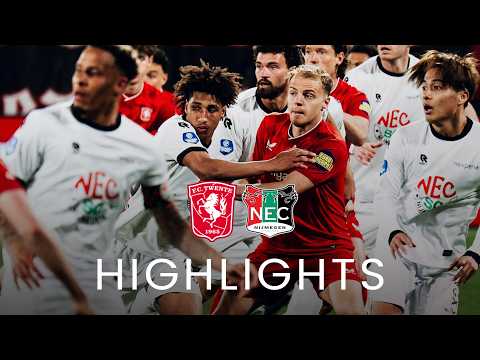 FC Twente Enschede 1-1 NEC Eendracht Combinatie Ni...