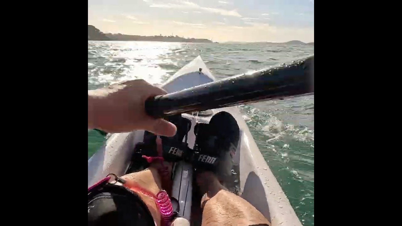 Choppy sea #surfski #choppy # #kayaking #windy