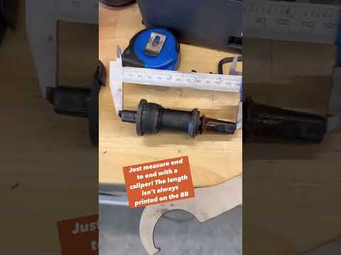 How do you know what length BB spindle you need? It isn’t always printed on the bearing. #bikelife