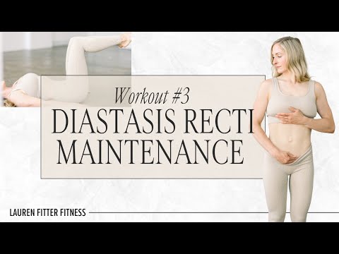 Diastasis Recti Repair Maintenance Workout #3 - maintain healing + strengthen your core postpartum