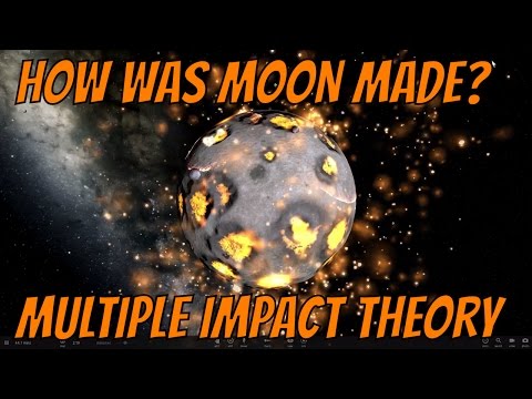 Was Moon Created From Many Collisions? Multiple Impact Hypothesis