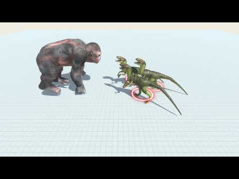 ALL DRAGON VS 3X FACTION part 2 - Animal Revolt Battle Simulator MAX GAME