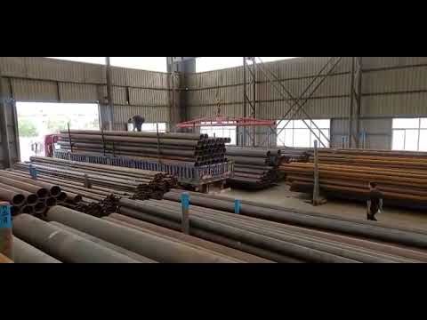 steel pipe loading and transport