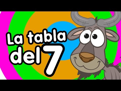 Tabla del 7 cantada - Canciones Infantiles - Canciones para niños -Doremila