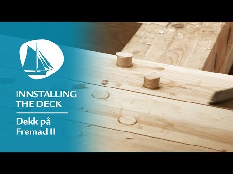 Dekk på Fremad II / Installing deck