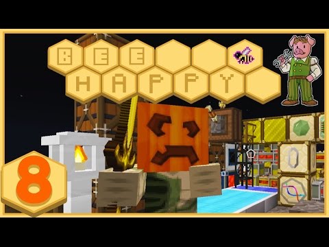 Minecraft: Bee Happy - #8 - Quest Crushing (FTB Modded Minecraft)