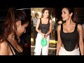 Malaika Arora Looks Sizzling In Black Dress At Mizu Restaurant Malaika Arora Hot